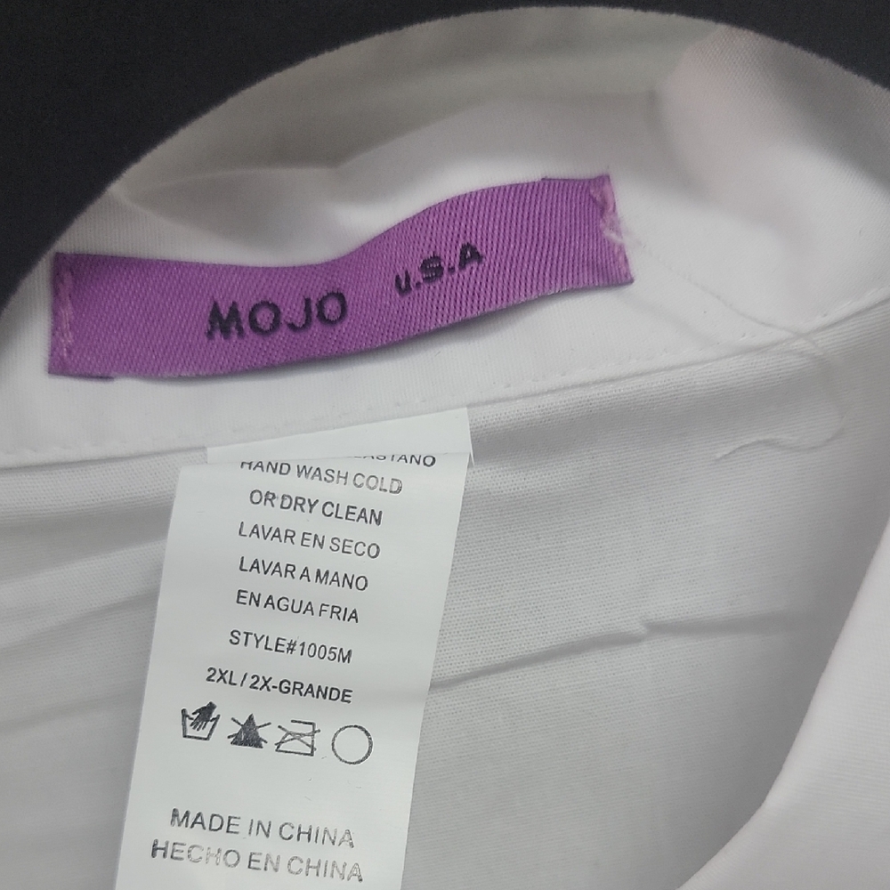 Elegant White Women's Button-Down Shirt. Avaliable In Small Size To 6xl - Picture 2 of 7